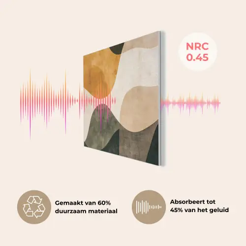 Vormen - Okergeel - Abstract PET vilt klein -USP_NL
