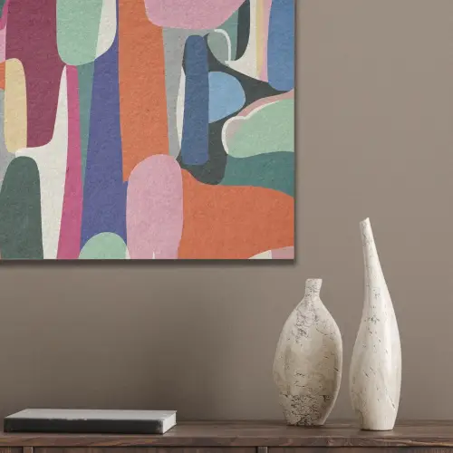 Vormen - Ritmisch - Kleuren - Abstract PET vilt klein -sfeer6_closeup