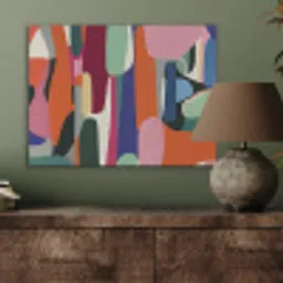 Vormen - Ritmisch - Kleuren - Abstract PET vilt klein -sfeer2
