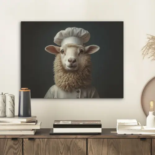Schaap - Wol - Kok PET vilt klein -sfeer1