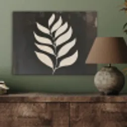 Blad - Wit - Minimalistisch PET vilt klein -sfeer2