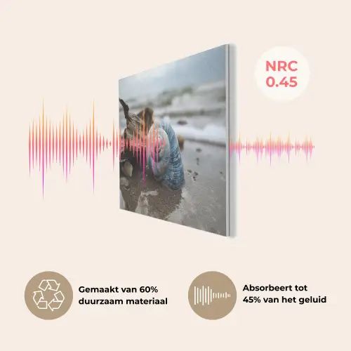 Schelp - Strand - Blauw - Zee PET vilt klein -USP_NL