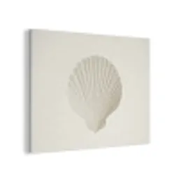 Schelp - Minimalistisch - Wit PET vilt klein -3d