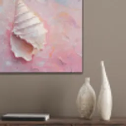 Schelp - Pastel - Pink PET vilt klein -sfeer6_closeup