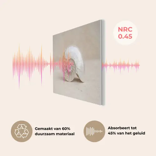 Schelp - Spiraal - Beige PET vilt klein -USP_NL