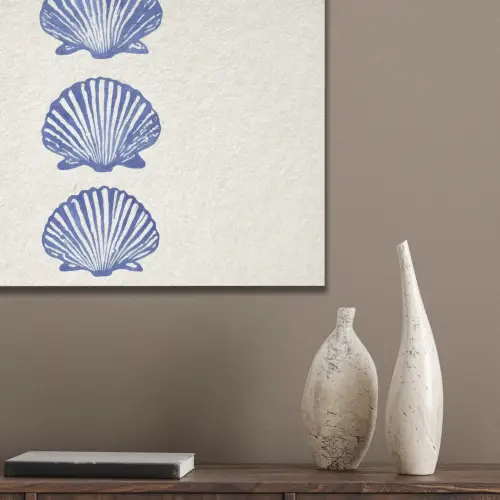 Schelpen - Blauw - Patroon PET vilt klein -sfeer6_closeup