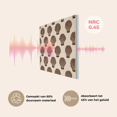 Schelpen - Bruin - Patroon PET vilt klein -USP_NL