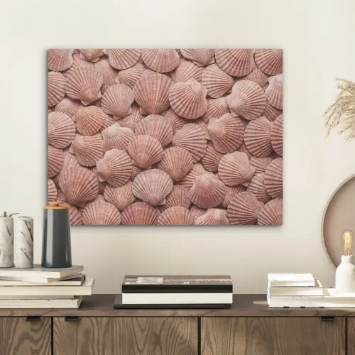 Schelpen - Patroon - Roze PET vilt klein -sfeer1