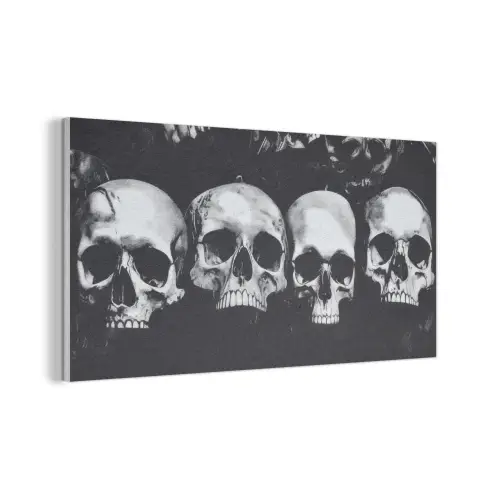 Schedels - Zwart - Contrast PET vilt middel -3d