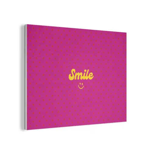Smile - Stippen - Roze PET vilt klein -3d