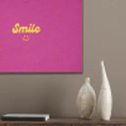 Smile - Stippen - Roze PET vilt klein -sfeer6_closeup