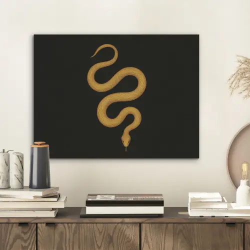 Slang - Minimalistisch - Goud PET vilt klein -sfeer1