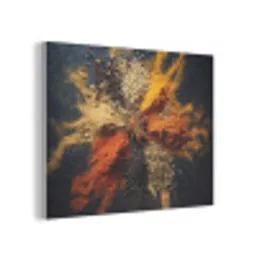 Specerijen - Explosie - Oranje PET vilt klein -3d
