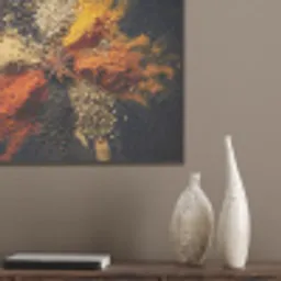 Specerijen - Explosie - Oranje PET vilt klein -sfeer6_closeup