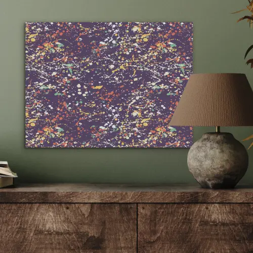 Spat - Abstract - Stippen PET vilt klein 837 -sfeer2