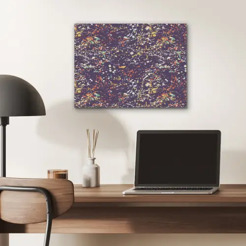 Spat - Abstract - Stippen PET vilt klein 837 -sfeer5