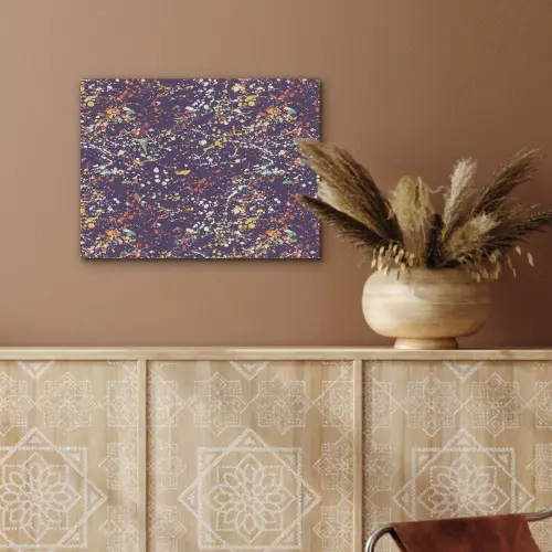 Spat - Abstract - Stippen PET vilt klein 837 -sfeer4