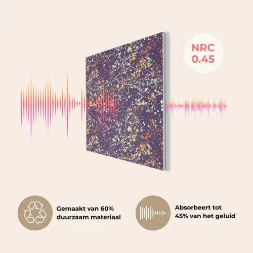 Spat - Abstract - Stippen PET vilt klein 837 -USP_NL