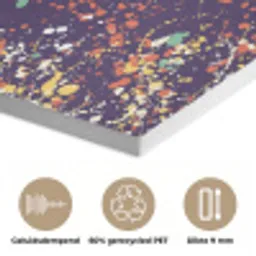 Spat - Abstract - Stippen PET vilt klein 837 -closeup_NL