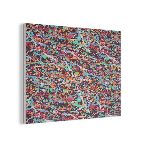 Spat - Abstract - Waterverf - Multi PET vilt klein 837 -3d