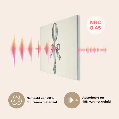 Lepel - Strik - Grijs PET vilt klein -USP_NL