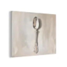 Lepel - Verf - Zilver PET vilt klein -3d
