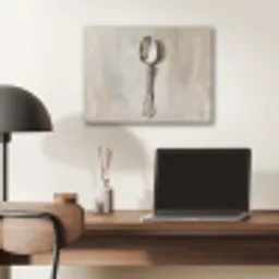 Lepel - Verf - Zilver PET vilt klein -sfeer5