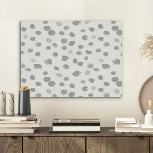 Vlekken - Grijs - Patroon - Aquarel PET vilt klein 837 -sfeer1