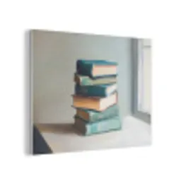 Stapel - Boeken - Groen - Daglicht PET vilt klein -3d