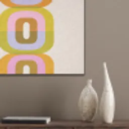 Stapel - Vormen - Geblokt - Oranje PET vilt klein -sfeer6_closeup