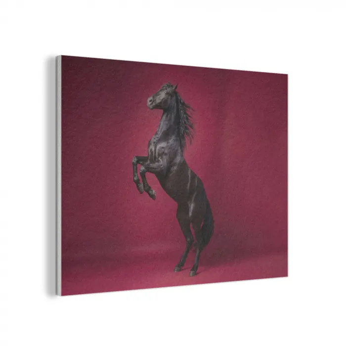 Hengst - Steigert - Rood PET vilt klein -3d