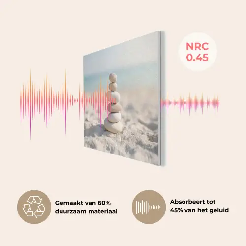 Stenen - Stapel - Zand - Zee PET vilt klein -USP_NL