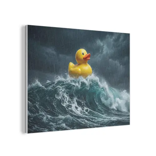 Storm - Badeend - Golven PET vilt klein -3d