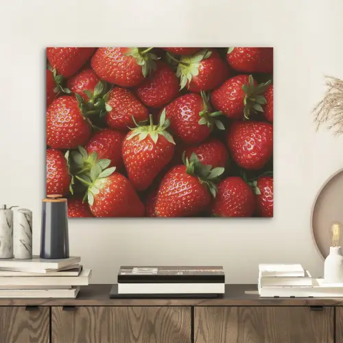 Aardbei - Fruit - Rood PET vilt klein -sfeer1