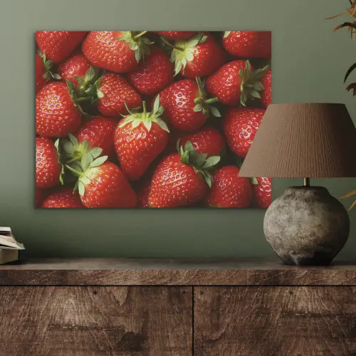 Aardbei - Fruit - Rood PET vilt klein -sfeer2