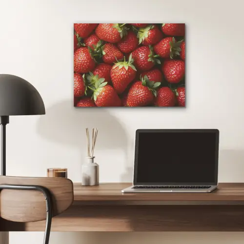 Aardbei - Fruit - Rood PET vilt klein -sfeer5