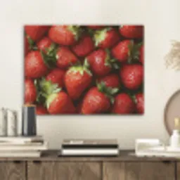 Aardbei - Fruit - Rood PET vilt klein -sfeer1