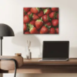 Aardbei - Fruit - Rood PET vilt klein -sfeer5