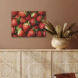 Aardbei - Fruit - Rood PET vilt klein -sfeer4