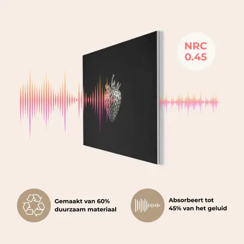Aardbei - Zaadstructuur - Realistisch PET vilt klein -USP_NL