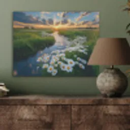 Beekje - Landschap - Margriet PET vilt klein -sfeer2