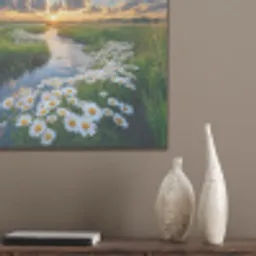 Beekje - Landschap - Margriet PET vilt klein -sfeer6_closeup