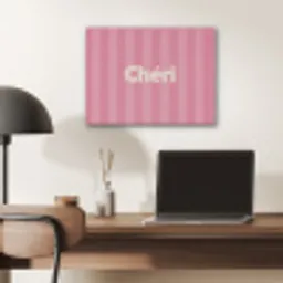Gestreept - Roze - Chéri PET vilt klein -sfeer5