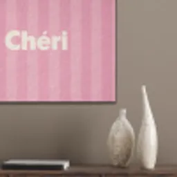 Gestreept - Roze - Chéri PET vilt klein -sfeer6_closeup