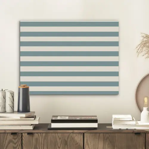 Strepen - Modern - Blauw PET vilt klein 837 -sfeer1