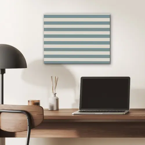 Strepen - Modern - Blauw PET vilt klein 837 -sfeer5