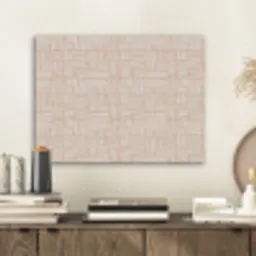 Strepen - Patroon - Terracotta PET vilt klein 837 -sfeer1