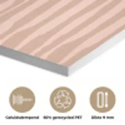 Strepen - Roze - Patroon PET vilt klein 837 -closeup_NL