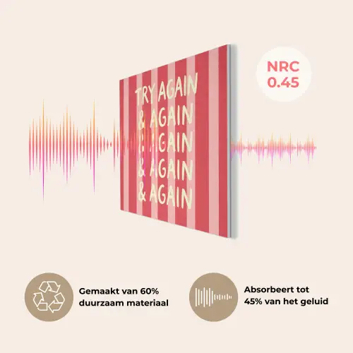 Strepen - Rood - Try again PET vilt klein -USP_NL
