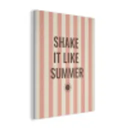 Zomer - Quote - Strepen PET vilt klein -3d